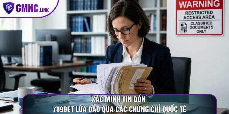 Xác minh tin đồn 789Bet lừa đảo qua các chứng chỉ quốc tế